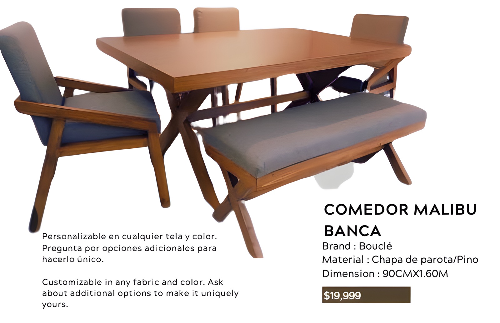 Comedor Malibu Banca